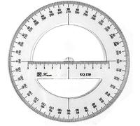 15cm Plastic 360 Full Circle Protractor Math Measuring Tool Full Medium Angle Round Protractor