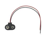 15CM PP3 MN1604 9V Clip for batteria Connettore Fibbia Tipo I Collegamento cavo 9V Supporto for batteria 9V Clip a scatto Connettori for cavi 10 pezzi(10 PCS I)