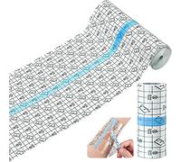 15cm X5m Nastro Medico Trasparente,Pellicola Benda Impermeabile Antibatterica,Cerotti Elastici Fissaggio,Bandage Roll,Trasparente Nastro Per Medicazione,Bende per Tatuaggi (15cmX5m)