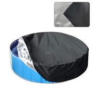 15FT Rotondo Spa Pool Copertura Blocco Antipolvere Panno Oxford Outdoor Bath Piscina Foglia Net Accessori Copertura Rotonda Tessuto Oxford