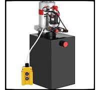 15L Doppio Effetto Pompa Idraulica Discarica Unità Rimorchio Pacchetto DC 12v Wrecker Acciaio Serbatoio Olio Rimorchio Discarica Auto Jake Sollevamento unità di alimentazione