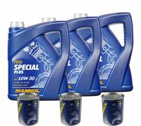 15L MANNOL 7512 Special Plus 10W-30 Olio Motore API SN ACEA A3/B3 Motor Doctor