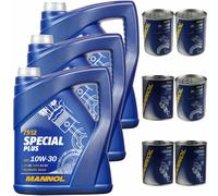 15L MANNOL 7512 Special Plus 10W-30 olio motore per Api Sn Acea A3/B3 Incl.