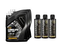 15L MANNOL olio motore Longlife 508/509 0W-20 Incl. 3x Additive Ceramo Ester