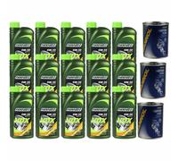15L Olio Motore FANFARO VDX 5W-30 3x MANNOL Flush Motore ADDITIVO