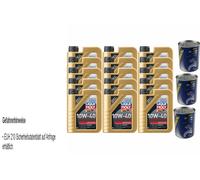 15L olio motore Liqui Moly Bassa Visciosità 10W-40 3x mannol Doctor Additivo