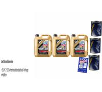 15L olio motore Liqui Moly Bassa Visciosità 10W-40 3x mannol Flush Additivo