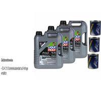 15L Olio Motore Liqui Moly Special Tec AA 0W-20 3xMotor Flush