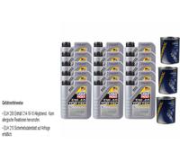 15L Olio Motore Liqui Moly Top Tec 4100 5W-40 3X MANNOL Motor Flush ADDITIV