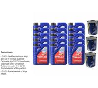 15L olio motore Liqui Moly Touring High-Tech 15W-40 3xMotor Doctor