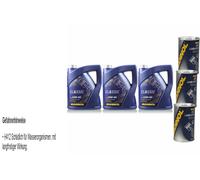 15L Olio Motore MANNOL Classic 10W-40 3x