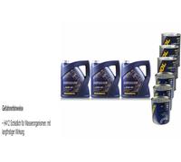15L Olio Motore MANNOL Defender 10W-40 3x MANNOL Leak-Stop ADDITIV+Motor Doctor