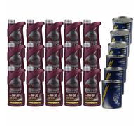 15L Olio Motore MANNOL Energia Formula JP 5W-30 3xMotor Doctor + Motor Flush