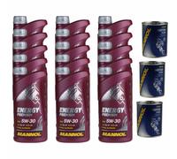 15L Olio Motore MANNOL Energy Premium 5W-30 3x