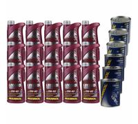 15L Olio Motore MANNOL Legend+Ester 0W-40 3xDoctor Motore+Flush