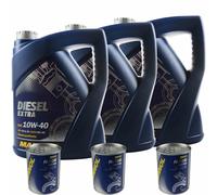 15L Olio Motore MANNOL SAE 10W-40 DIESEL EXTRA 3xDoctor Del Motore