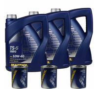 15L Olio Motore MANNOL TS-5 UHPD 10W-40 3x