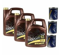 15L olio motore pemco idrive 300 5W-30 3x mannol Motore Flush Additivo