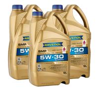 15L RAVENOL Olio Motore SMP SAE 5W-30 Per BMW Longlife-04 MB 229.51 VW 504 507
