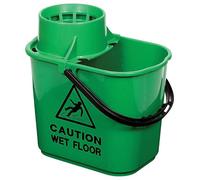 15L Riciclato Professionale Secchio E Strizzatore a Rullo,Verde - 102946 - GREEN