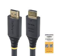 StarTech.com Cavo HDMI attivo ad alta velocità da 15m, 4K 60Hz/1440p 144Hz, 18Gbps, cavo UHD HDMI 2.0, rivestimento in TPE
