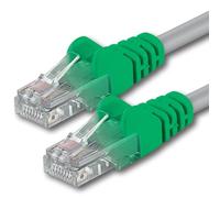 1aTTack.de 15m - Crossover - 1 pezzo - Rete Cavi Cat6 CAT 6 | 250MHz | non contiene alogeni | compatibile con CAT 5e / CAT6a / CAT7 | 10/100 / 1000/10000 Mbit/s