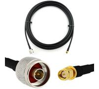 15m N Maschio a SMA Maschio cavo coassiale - HF-240 (equivalente a LMR 240) prolunga a bassissima perdita - per LTE Antenna esterna 4G 5G 6G Modem Amplificatore GSM Router WIFI Ripetitore cellulare