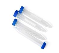 15ml Plastic Centrifuge Tubes, Conical Bottom, Graduated Marks, Pack of 100pcs (Size : Blue - 100pcs)