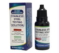 15ml Stainless Steel Identification Liquid Kit - 2.68x0.98-Inch Rapid Color-Changing Tester | Fast-Acting Material Verification Fluid For 304, 201, And 202 Grades Of Metal