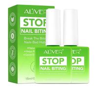 15MLX2 Smalto Amaro per non Mangiare le Unghie,Nails Stop Biting,Migliora l'aspetto Delle Unghie e Delle Cuticole,Anti-succhiamento del pollice ad asciugatura rapida per Adulti e Bambini 3+