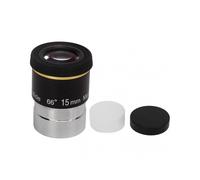 15mm 1.25 Inch Wide Angle 66 Degree Telescope Eyepiece for Astronomical Telescopes, Bright Viewing of Celestial Objects Nebulae and Landscapes