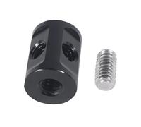 15mm Alluminio 1/4 Vite Tubo Rod Collegamento Adattatore Per Fotografia Asta di Estensione Multiplo Attrezzatura Personalizzazione Professionale Connettore Tubo Fotocamera