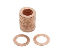 15mm Dia Interno Rame schia per CCiare rondelle Piatte Auto Piastra Tenuta 30pz