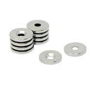 15mm dia x 2mm thick x 4.2mm c/sink Neodymium Magnet - 1.7kg Pull (South) (Pack of 40)