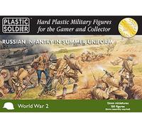 15MM Fanteria Russa IN Estate Uniforme - PLASTIC SOLDIER COMPANY PSC - WW2