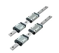 15mm Miniature Linear Guide MGN15 100 150 200 250 300 350 400 450 500 Rail + MGN15H MGN15C Block Carriages For 3D Printer(450mm,MGN15C)