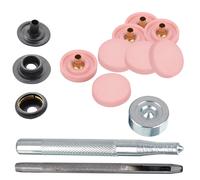 15mm Scatto Bottoni W/O Mano Attrezzo Automatici Tappo IN Plastica Con Metallo