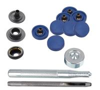 15mm Scatto Bottoni W/O Mano Attrezzo Automatici Tappo IN Plastica Con Metallo