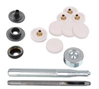 15mm Scatto Bottoni W/O Mano Attrezzo Automatici Tappo IN Plastica Con Metallo