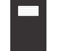 15mm Squared Exercise Book A4: 15mm (1.5cm) Squares/Quad/Grid Ruled Paper School Notebook Exercise Books for Kids/ Children, 100 Pages A4, 90gsm, School Maths - Black Cover