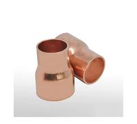 15mmX6.35mm Inner Diameter Copper End Feed Straight Reducing Coupling Plumbing Fitting Scoket Weld Water Gas Oil