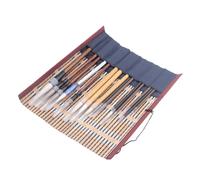 15pcs Chinese Writing Brushes with Roll-Up Brush Holder Watercolor Art