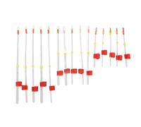 15pcs Inverno Ice Fishing Rod Top Tip 7 centimetri 10 centimetri 14 centimetri Portatile Mini Ice Fishing Rod Indicatore Bobber Attrezzatura da pesca