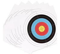 15pcs Profession Archery Targets Paper Face Bow Arrow Gauge Target Traditional Per L'allenamento Al Tiro