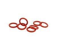 15PCS Rosso Silicone O-Ring Silicone VMQ 1.9mm Spessore Gomma O Ring Guarnizione Anello Rondella,26x22.2x1.9mm