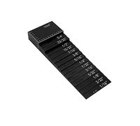 15Pcs Router di precisione Sega da Tavolo Barre di Installazione profondità di Prova Distanza Lega di Alluminio Barra di Montaggio Blocco di misurazione for la Lavorazione del Legno
