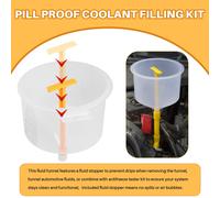 15Pcs / Set Plastica Riempimento Imbuto Beccuccio Per Olio Strumento Caduta Anti