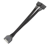 15Pin linea adattatore di potere 15 Pin maschio a 2x connettori femminili del cavo di estensione di potere