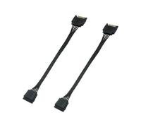 15Pin Power Adapter 1 Male to 1 Female Splitter for Multiple Expansion & Desktop PCs