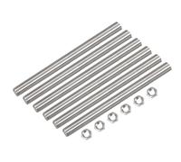 15pz M10x200mm Completamente Filettata Asta con 15pz Esagonali Dadi,1,5mm